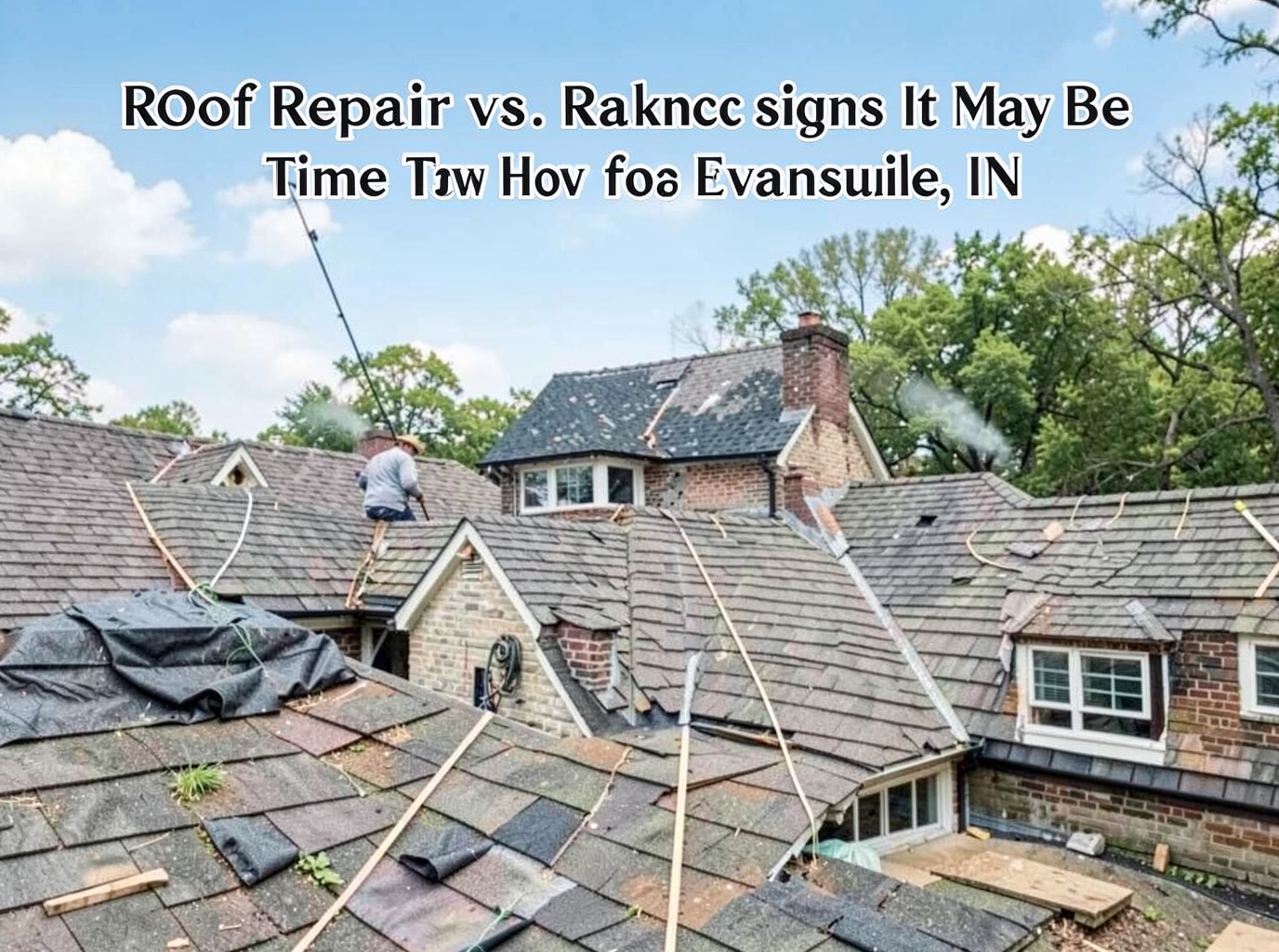 Roof Repair vs. Replacement: Signs It May Be Time for a New Roof in Evansville, IN
